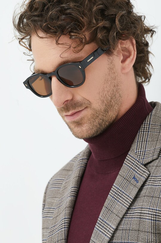 DSQUARED2 okulary przeciwsłoneczne przezroczysta czarny D2.0014/S