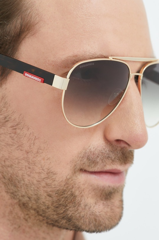 Akcesoria DSQUARED2 okulary przeciwsłoneczne D2.0002/S złoty