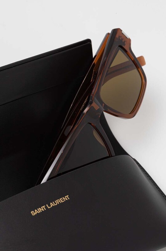 Saint Laurent okulary przeciwsłoneczne SL.469 brązowy