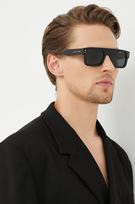 Gucci okulary przeciwsłoneczne jednolita czarny GG1085S