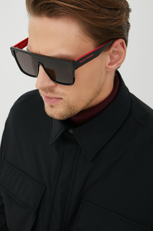 Сонцезахисні окуляри Alexander McQueen геометрична сірий AM0354S
