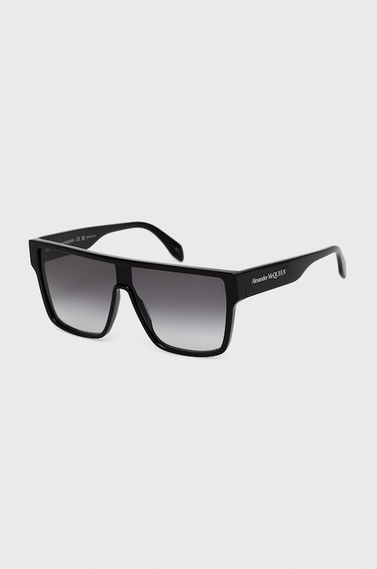 Alexander McQueen okulary przeciwsłoneczne AM0354S czarny AA00
