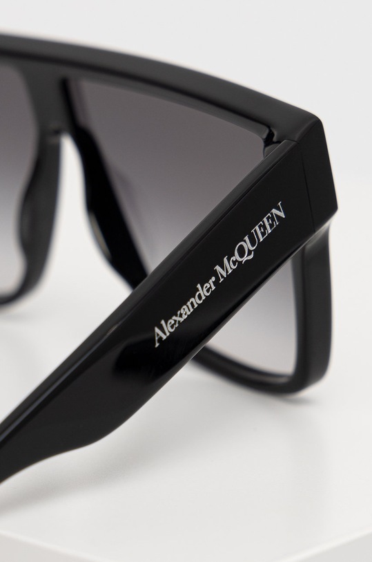 Alexander McQueen okulary przeciwsłoneczne czarny AM0354S