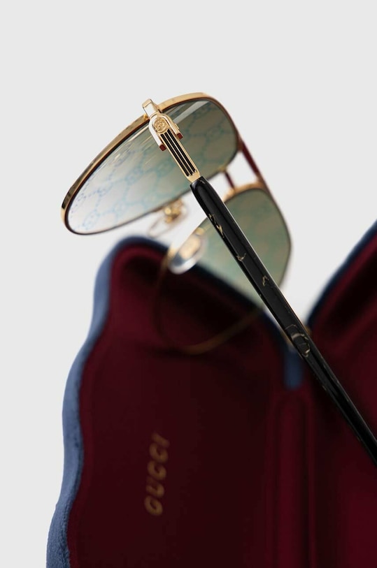 Gucci okulary przeciwsłoneczne GG1220S złoty