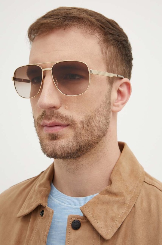 Gucci okulary przeciwsłoneczne GG1223S złoty