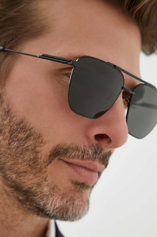 Bottega Veneta okulary przeciwsłoneczne BV1236S czarny