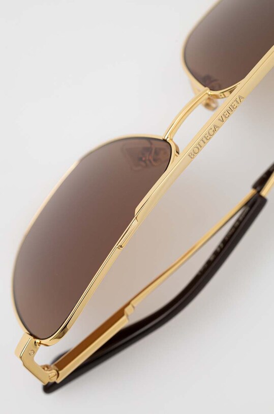 Bottega Veneta okulary przeciwsłoneczne złoty BV1236S