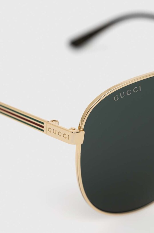 Gucci okulary przeciwsłoneczne złoty GG1233SA