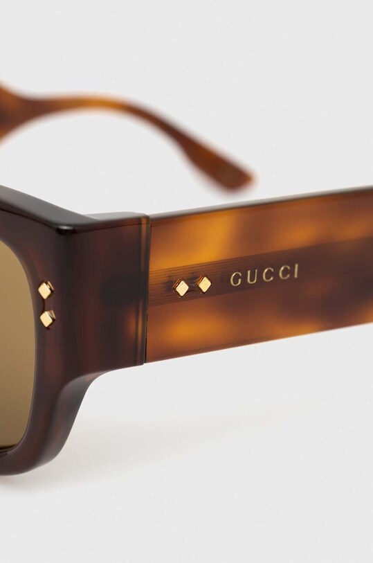 Gucci okulary przeciwsłoneczne brązowy GG1261S