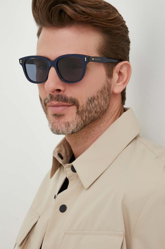 Gucci okulary przeciwsłoneczne jednolita niebieski GG1264S