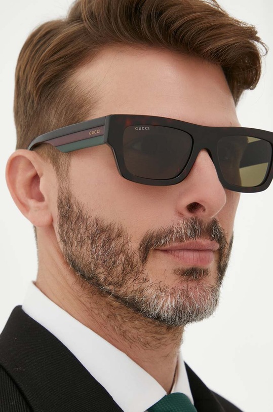 Gucci okulary przeciwsłoneczne GG1301S brązowy