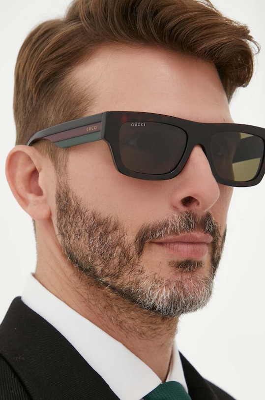 Gucci okulary przeciwsłoneczne GG1301S brązowy