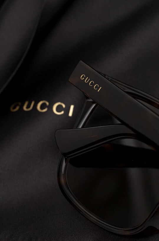 Gucci okulary przeciwsłoneczne GG1346SK brązowy
