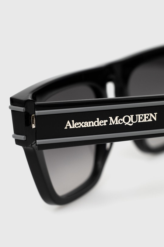 Alexander McQueen okulary przeciwsłoneczne czarny AM0397S