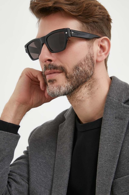 Slnečné okuliare Alexander McQueen AM0409S čierna