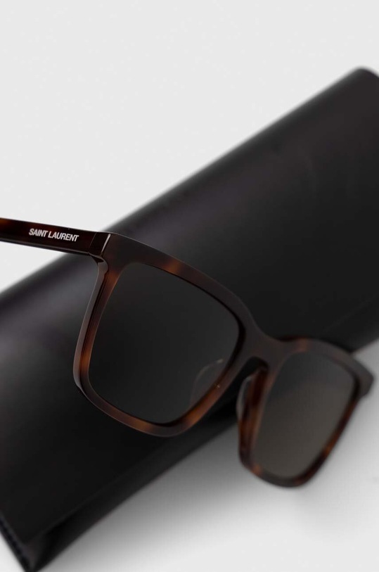 Saint Laurent okulary przeciwsłoneczne brązowy SL.500