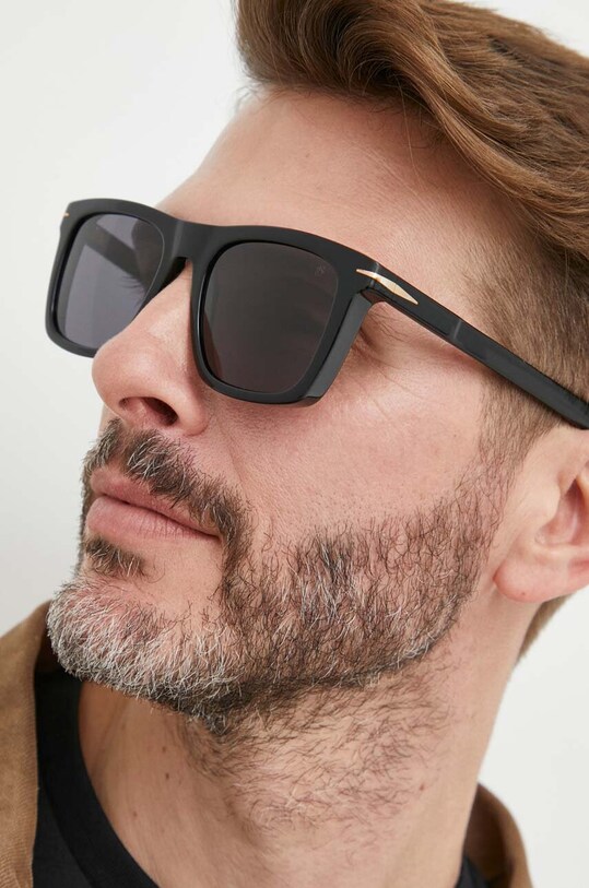 Γυαλιά ηλίου David Beckham ορθογώνιο μαύρο DB.7000/S