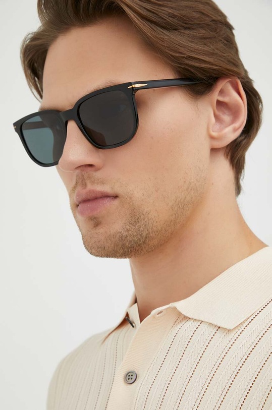 David Beckham ochelari de soare dreptunghiular negru DB.1076/S