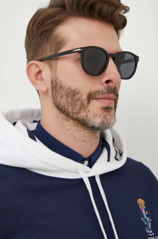 David Beckham okulary przeciwsłoneczne okrągłe czarny DB.1099/S