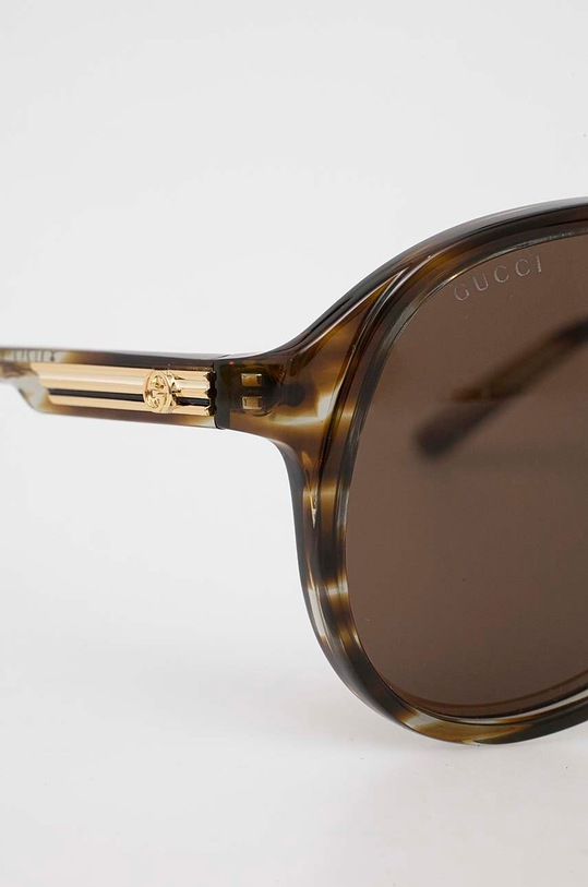 Слънчеви очила Gucci кафяв GG1286S