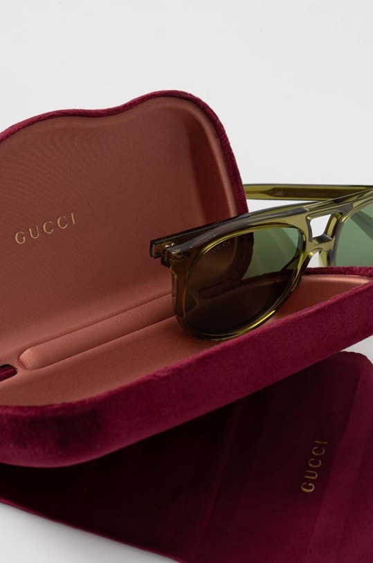 Gucci okulary przeciwsłoneczne GG1320S zielony