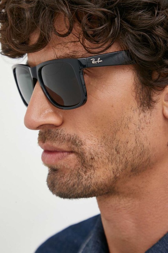 Ray-Ban okulary przeciwsłoneczne JUSTIN 0RB4165.601.71 czarny AA00