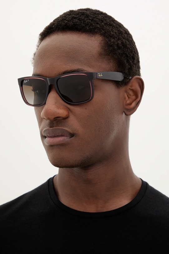 Ray-Ban okulary przeciwsłoneczne JUSTIN gradientowa brązowy 0RB4165.6597T5
