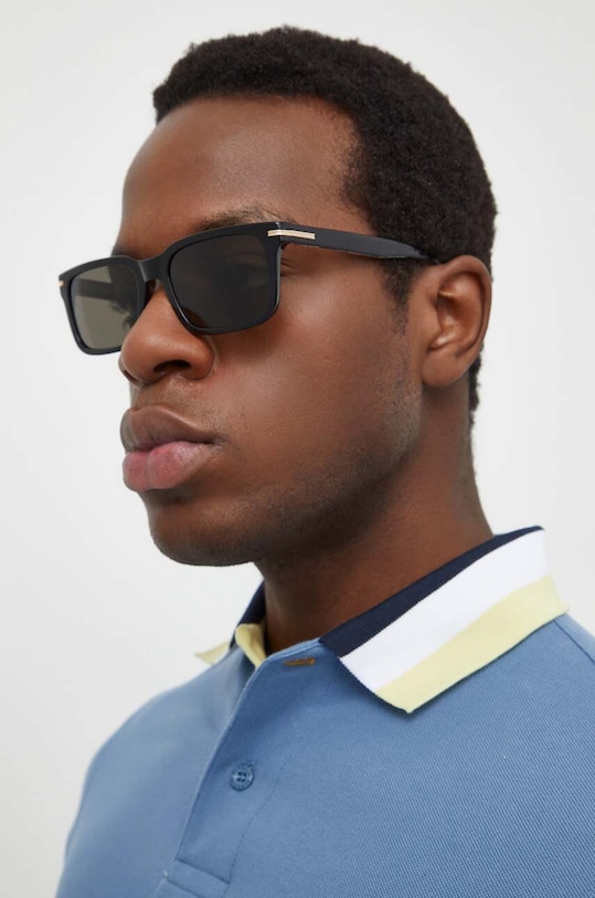 BOSS okulary przeciwsłoneczne jednolita czarny BOSS.1628/S