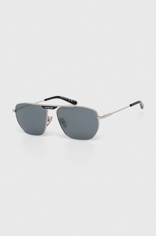 Balenciaga okulary przeciwsłoneczne BB0298SA srebrny AA00