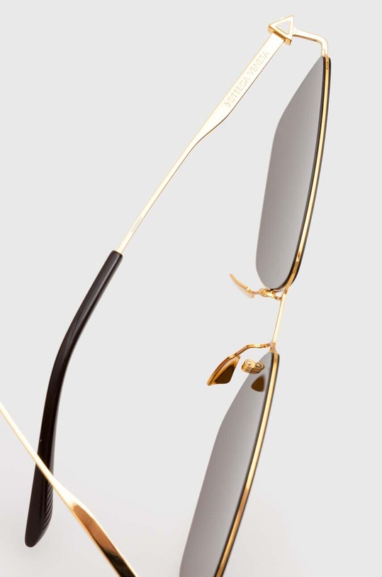Bottega Veneta okulary przeciwsłoneczne złoty BV1267S