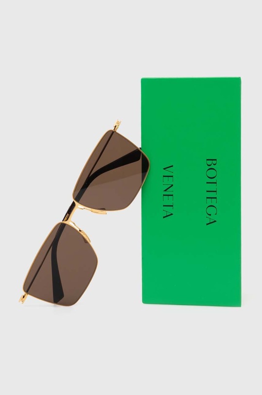 Bottega Veneta okulary przeciwsłoneczne BV1267S złoty