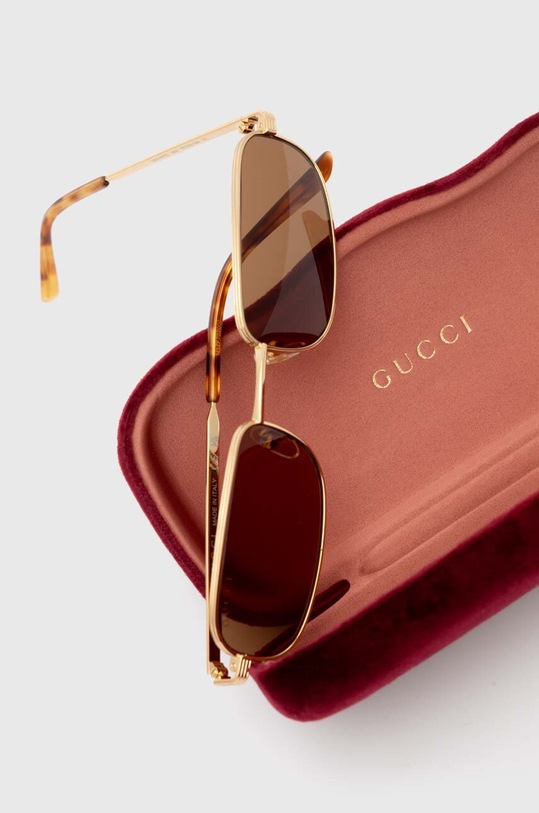 Gucci okulary przeciwsłoneczne żółty GG1457S