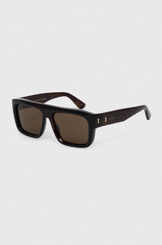Gucci okulary przeciwsłoneczne GG1461S brązowy AA00