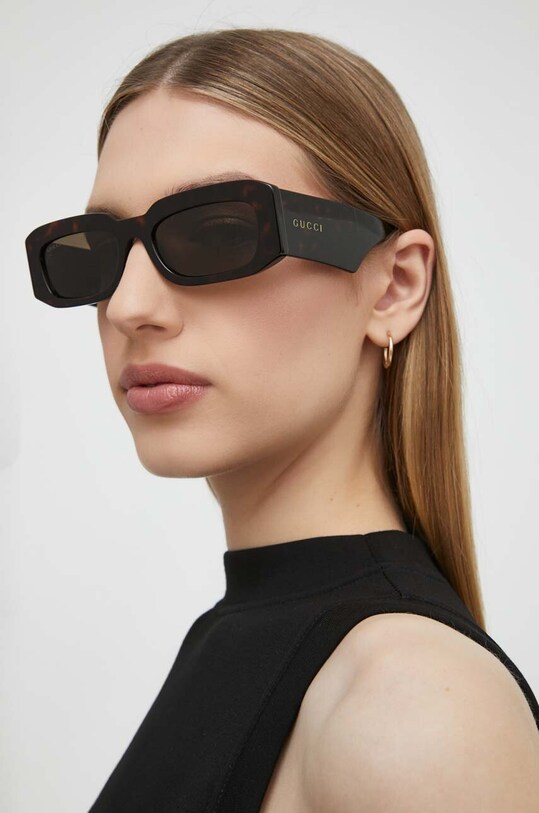 Sončna očala Gucci GG1426S rjava