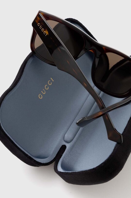 Akcesoria Gucci okulary przeciwsłoneczne GG1427S brązowy