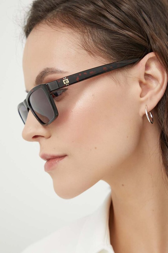 Guess okulary przeciwsłoneczne GU00085.5552Y brązowy