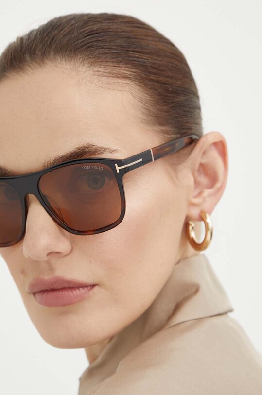 Tom Ford okulary przeciwsłoneczne FT1081.5805E brązowy