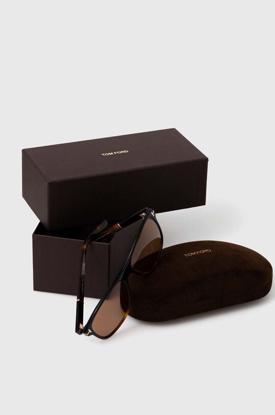 Tom Ford okulary przeciwsłoneczne brązowy FT1081.5805E
