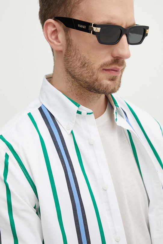 Versace okulary przeciwsłoneczne prostokątne czarny 0VE4465