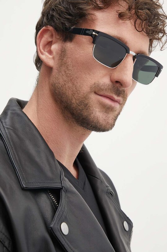 Persol okulary przeciwsłoneczne jednolita czarny 0PO3354S