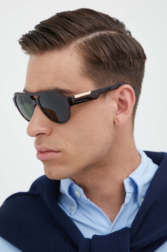 Dolce & Gabbana okulary przeciwsłoneczne jednolita brązowy 0DG4466