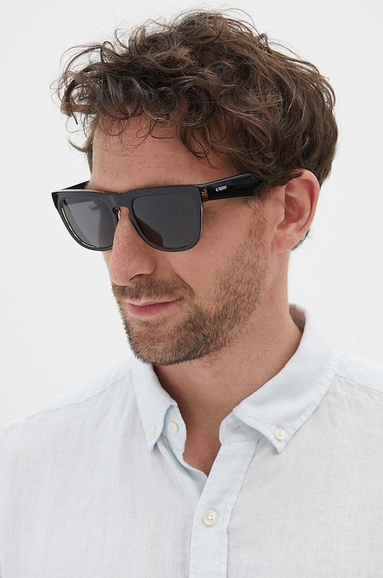 Burberry okulary przeciwsłoneczne jednolita czarny 0BE4431U