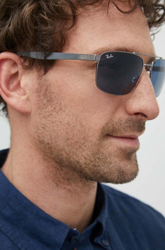 Ray-Ban ochelari de soare 0RB3737 argintiu AA00