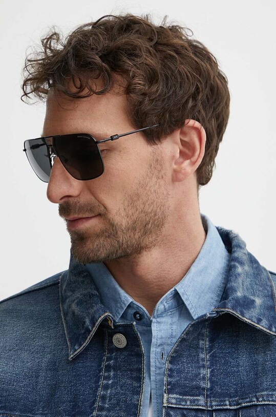 Armani Exchange ochelari de soare 0AX2050S negru AA00