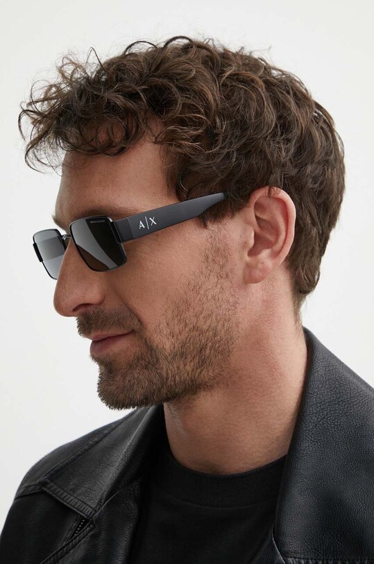Armani Exchange okulary przeciwsłoneczne 0AX2052S czarny AA00