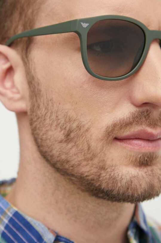 Emporio Armani okulary przeciwsłoneczne 0EA4225U zielony AA00