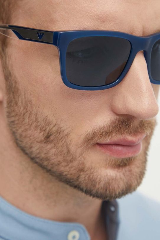 Emporio Armani okulary przeciwsłoneczne 0EA4224 granatowy AA00