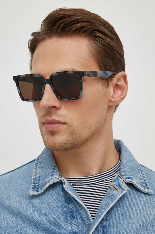Gucci ochelari de soare uniforme gri GG1540S