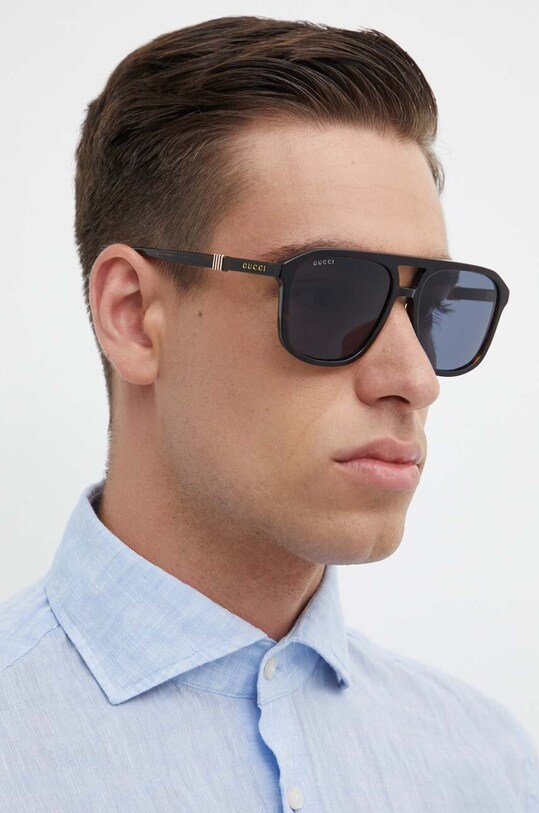 Gucci okulary przeciwsłoneczne jednolita czarny GG1494S