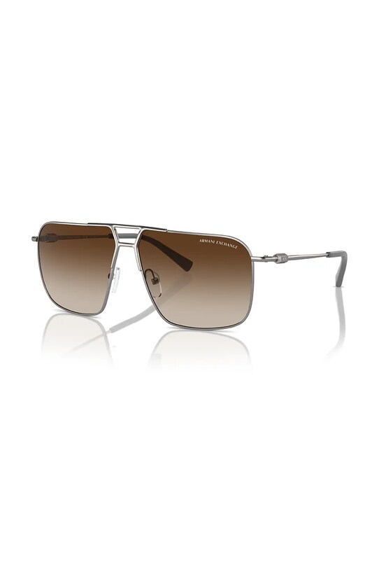 Сонцезахисні окуляри Armani Exchange авіатор срібний 0AX2050S